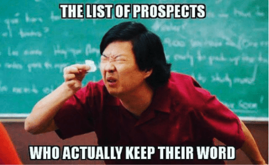 List Of Prospects Meme