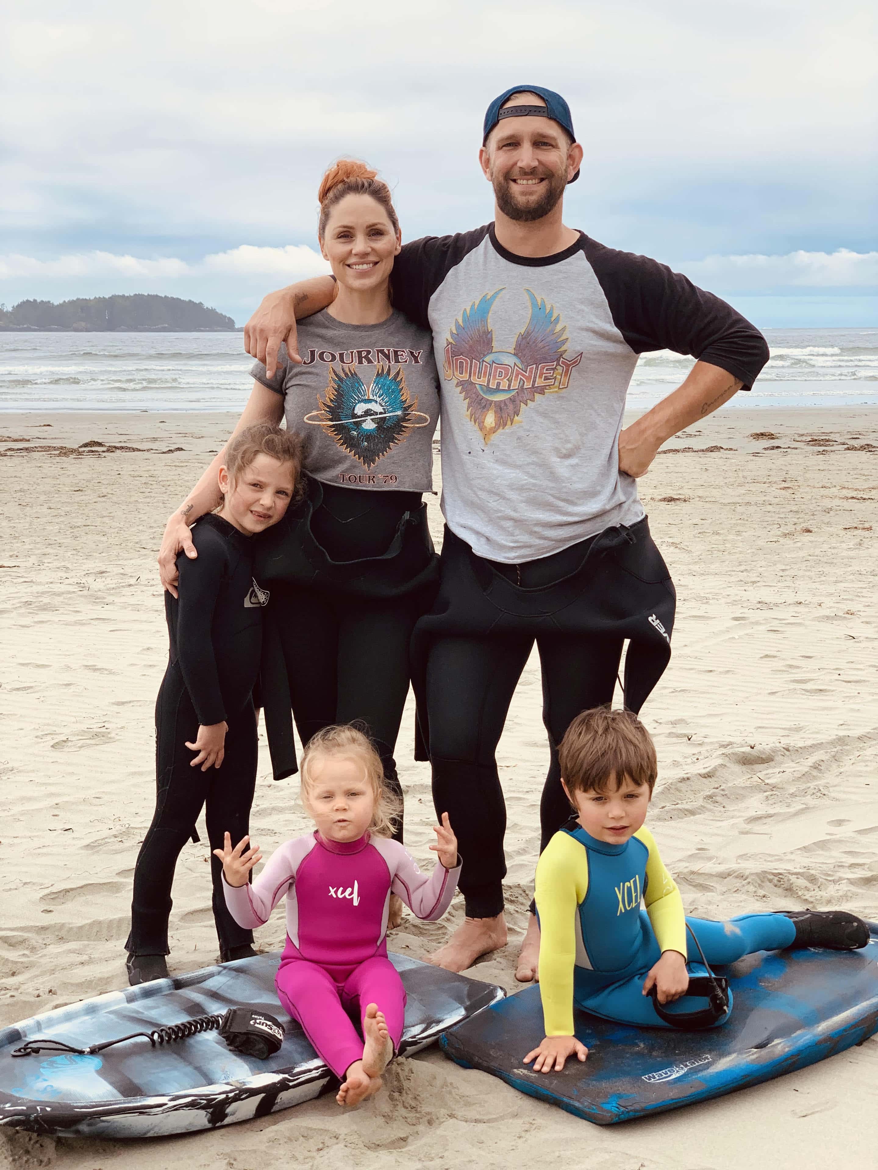 TL First Family Pic In Tofino