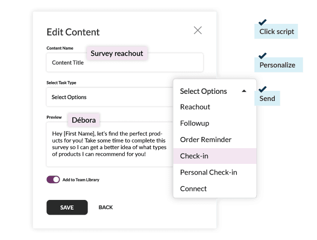 Script Library - Feature preview